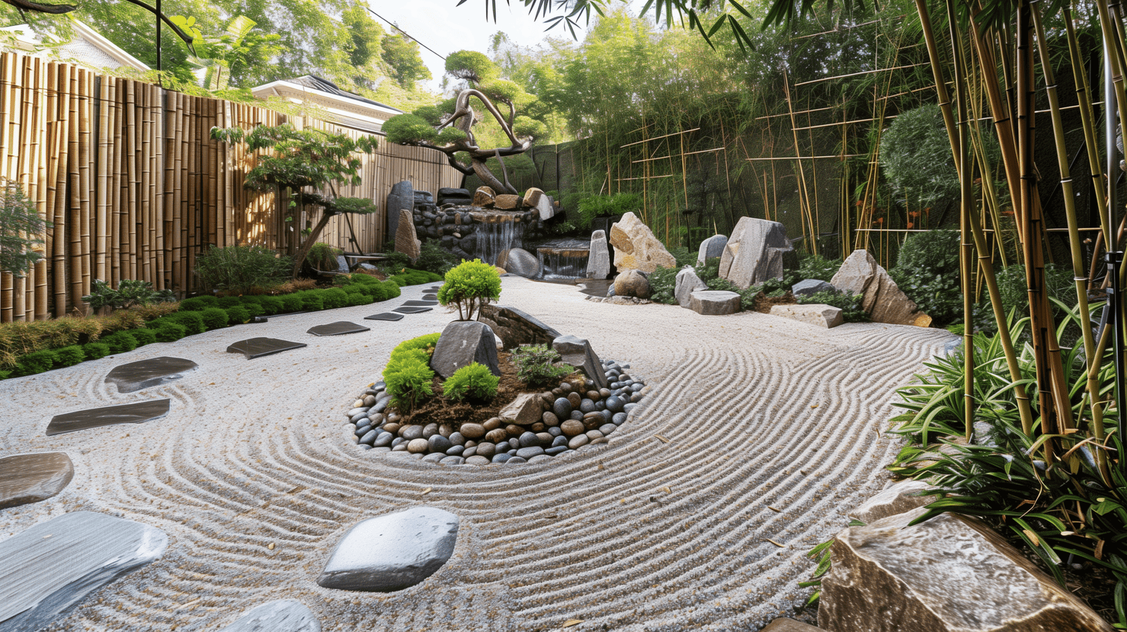 Designing a Zen Garden with Phyllostachys Aurea - horshambamboo.com